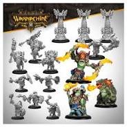 Warmachine: Southern Kriels Fire Tongue Warriors Command Cadre